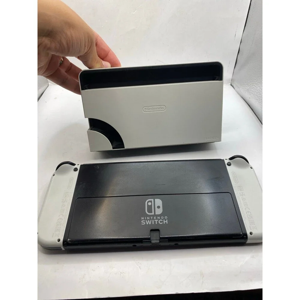 Nintendo Switch OLED 64GB White Model Console + Dock